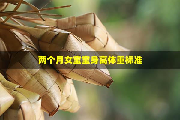 两个月女宝宝身高体重标准