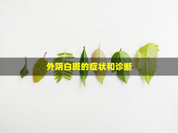 外阴白斑的症状和诊断