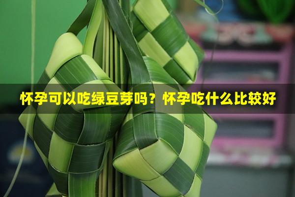 怀孕可以吃绿豆芽吗？怀孕吃什么比较好