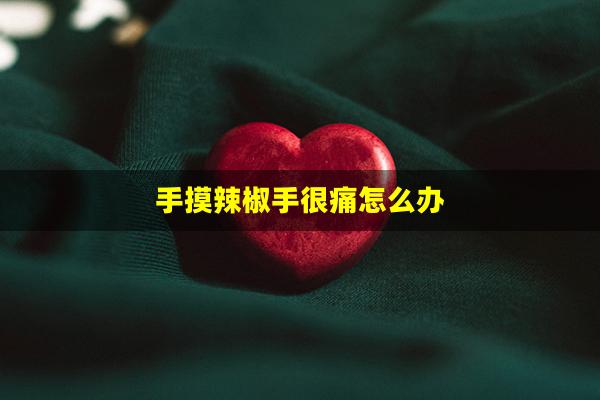 手摸辣椒手很痛怎么办