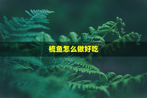 梳鱼怎么做好吃