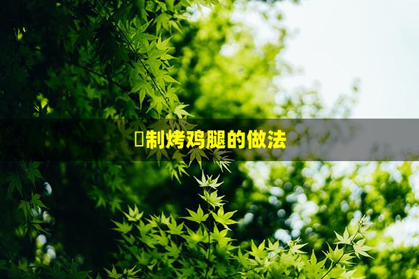 祕制烤鸡腿的做法