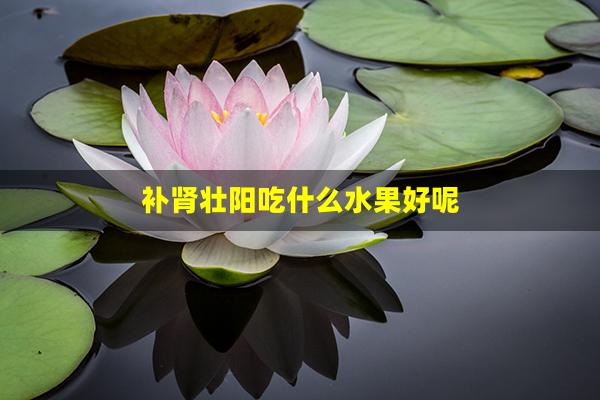 补肾壮阳吃什么水果好呢